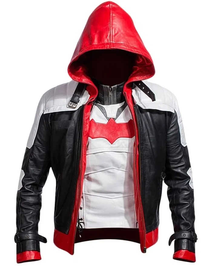 Batman arkham knight red hood jacket front view
