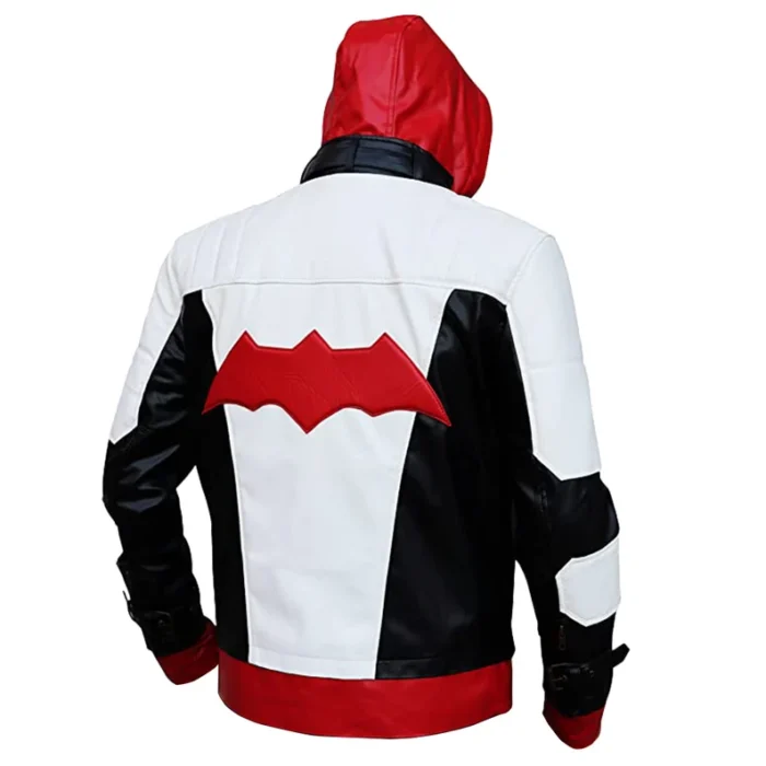 Batman Arkham Knight Red Hood Leather Jacket - Image 2