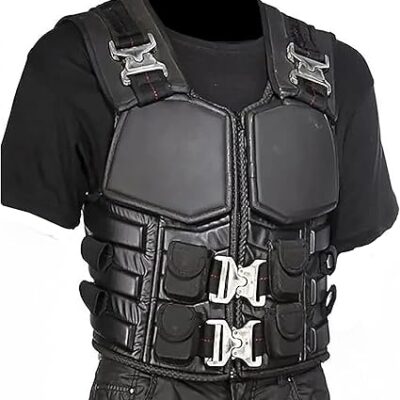 Unisex trinity blade costume vest front view