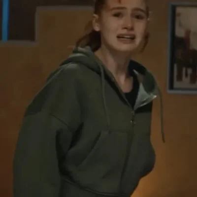 The strangers chapter 2 madelaine petsch hooded jacket side view